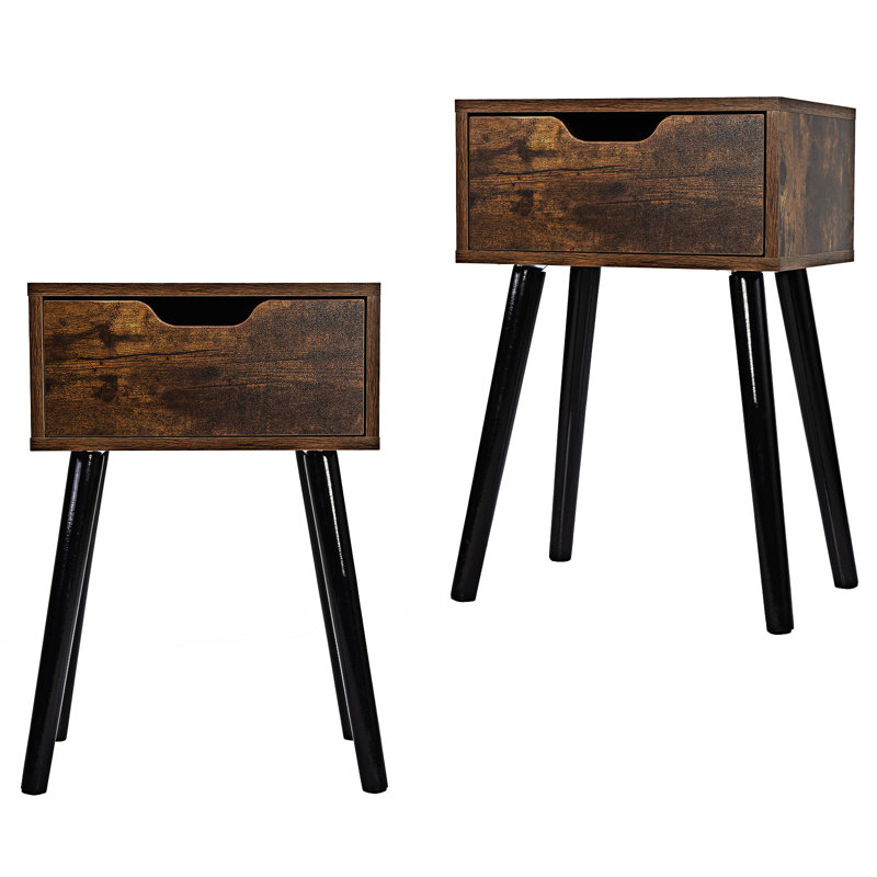 1 - Drawer Nightstand,Set of 2