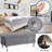 Joerie Velvet Ottoman