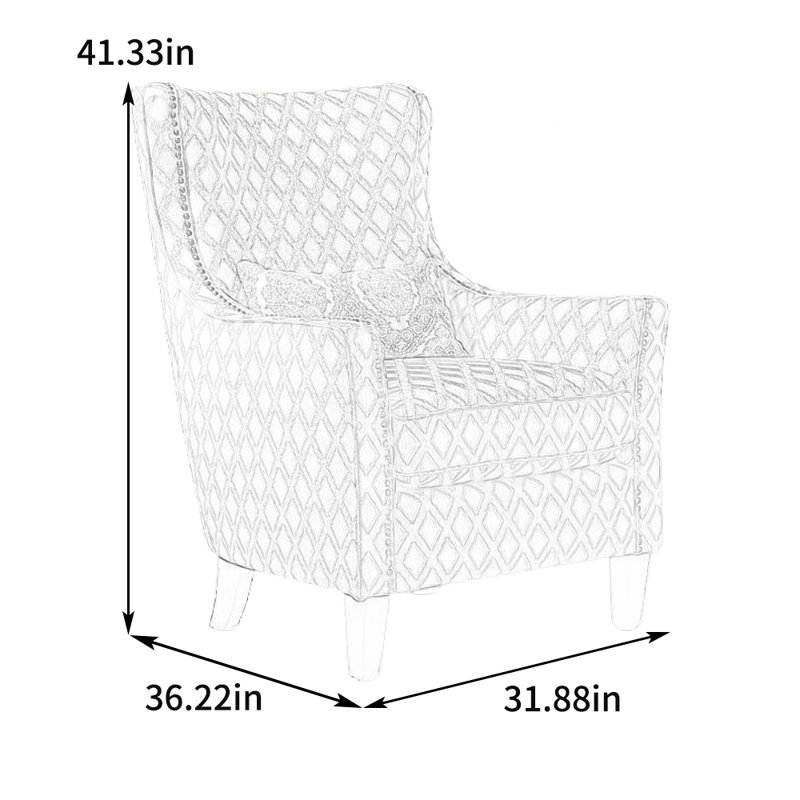 Méridienne inclinable en jacquard Comfy