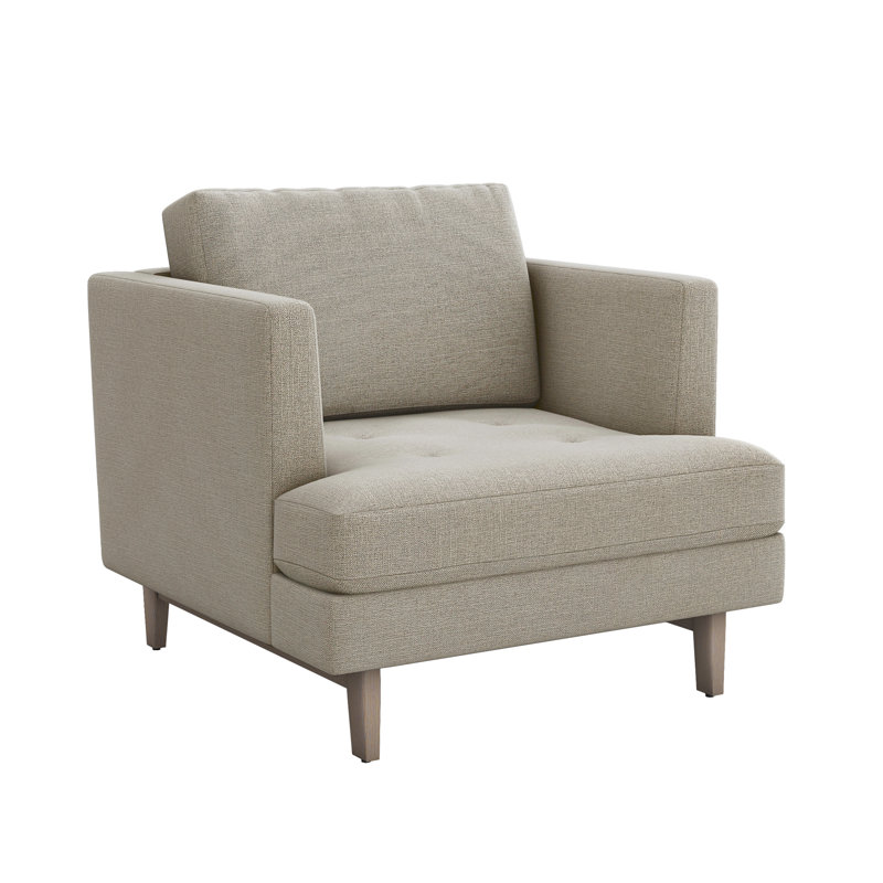 Ayler Club Chair, Icy Gray, Cameo 100% Polyester