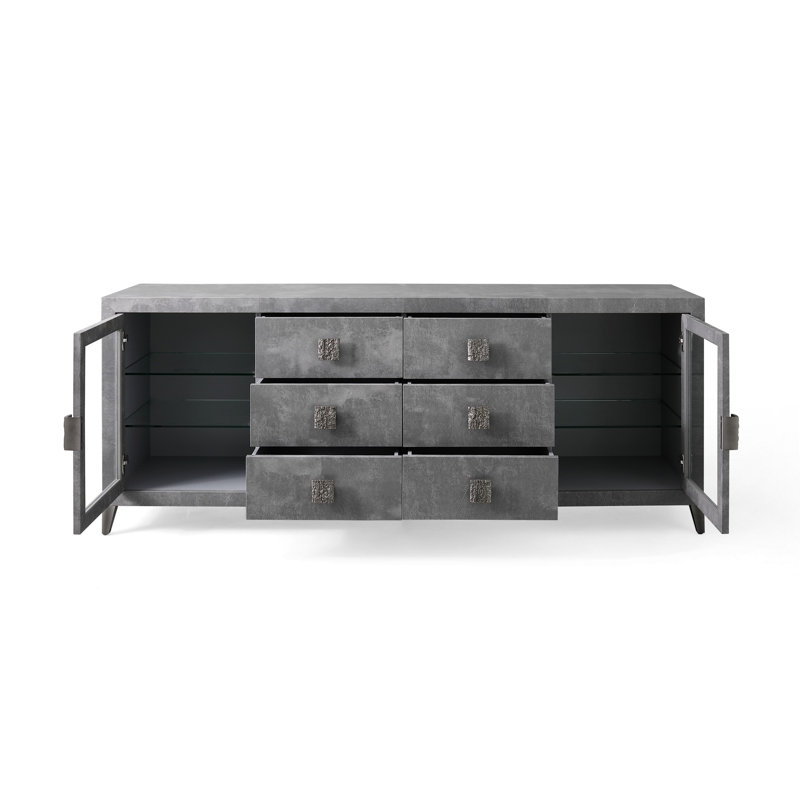 Gramercy 84'' W Sideboard, Gray
