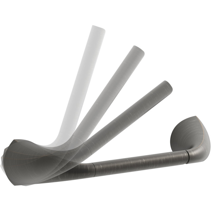Alteo® Pivoting Toilet Paper Holder, Wall-Mount Bathroom Toilet Paper Holder, Oil-Rubbed Bronze