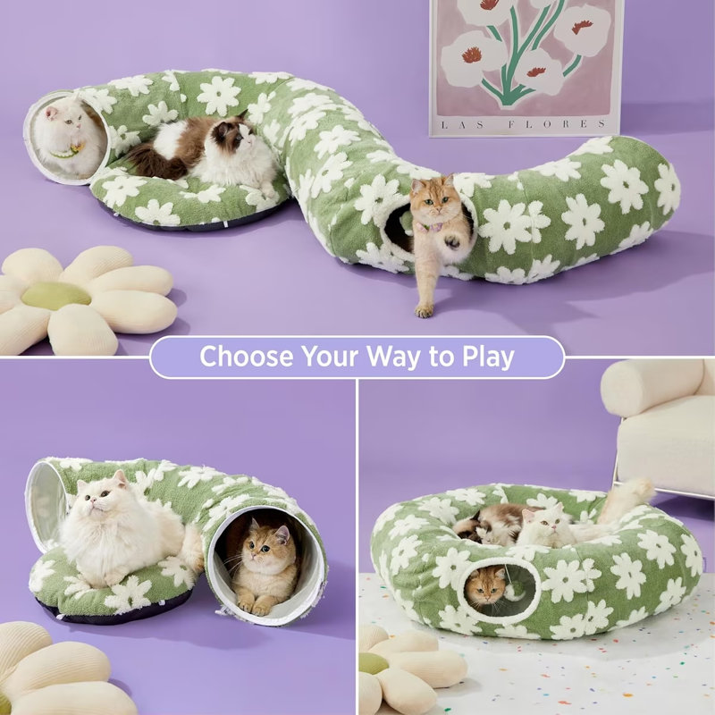Lit pour chat Lesure, Grand (L 39,5 po x l 39,5 po), Green 