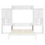 Lit escamotable en bois avec bureau, coiffeuse et armoires Sandyn