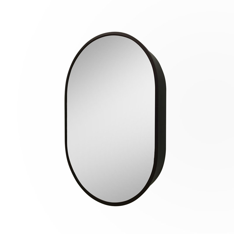 Pharmacie ovale avec miroir