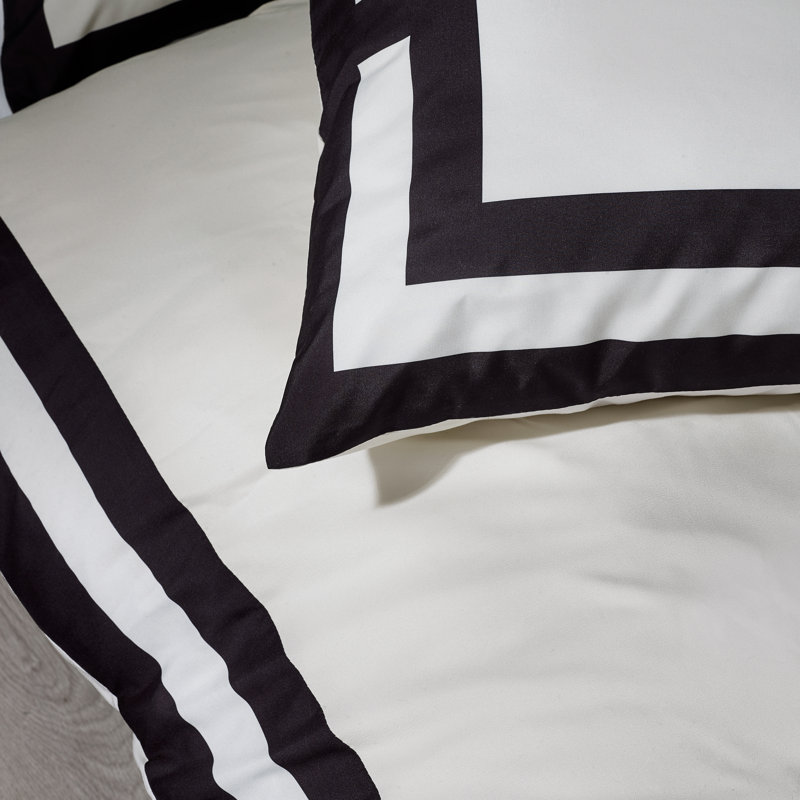 So Soft Mono Panel Duvet Cover Set, King Duvet Cover Set + 2 Pillowcases