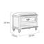 23.6in Retro style Shoe Change Stool