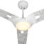  Ventilateur de plafond intelligent à 3 pales avec télécommande et ensemble d'éclairage inclus-132100463-130633190