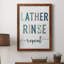Lather Rinse Répétition - cadre photo, art textuel sur toile-1187212346-1187212351