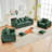 Venissa 2-Piece Bouclé Accent Chair Set | Upholstered Sofa-120262743-120262741