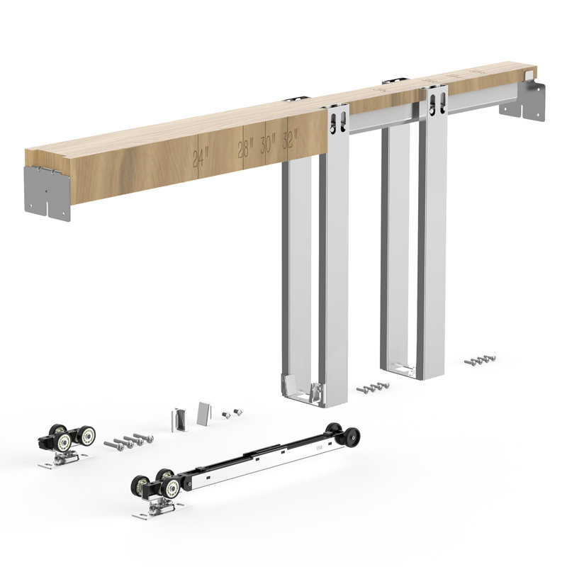 Ensemble de cadre de porte à gousset pour porte de 24 à 36 po de largeur, H 80 po x l 32 po x P 3 po