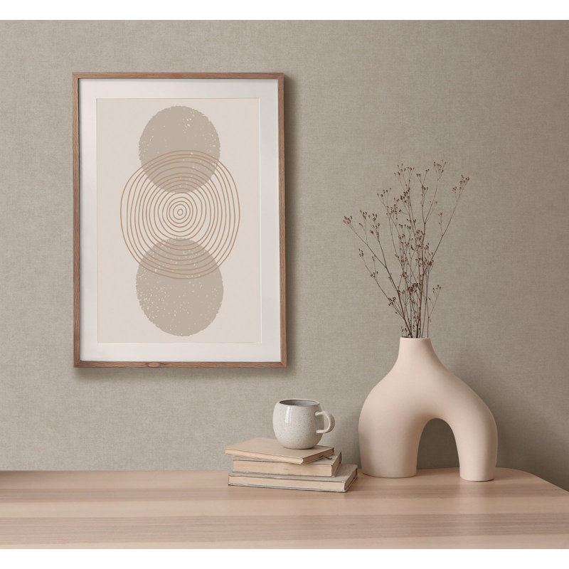 Galerie Horizon Textured Plain Wallpaper, Beige