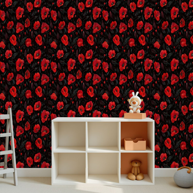 Peel and Stick PVC Wallpaper, Removable Self-Adhesive Wall Covering, Waterproof for Home Decor
