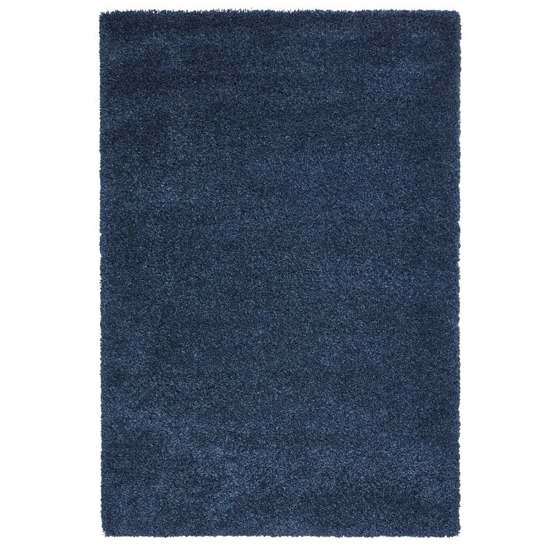 Lufkin area rug Machine Woven Rectangle Dark Blue, Rectangle 80 x 150cm