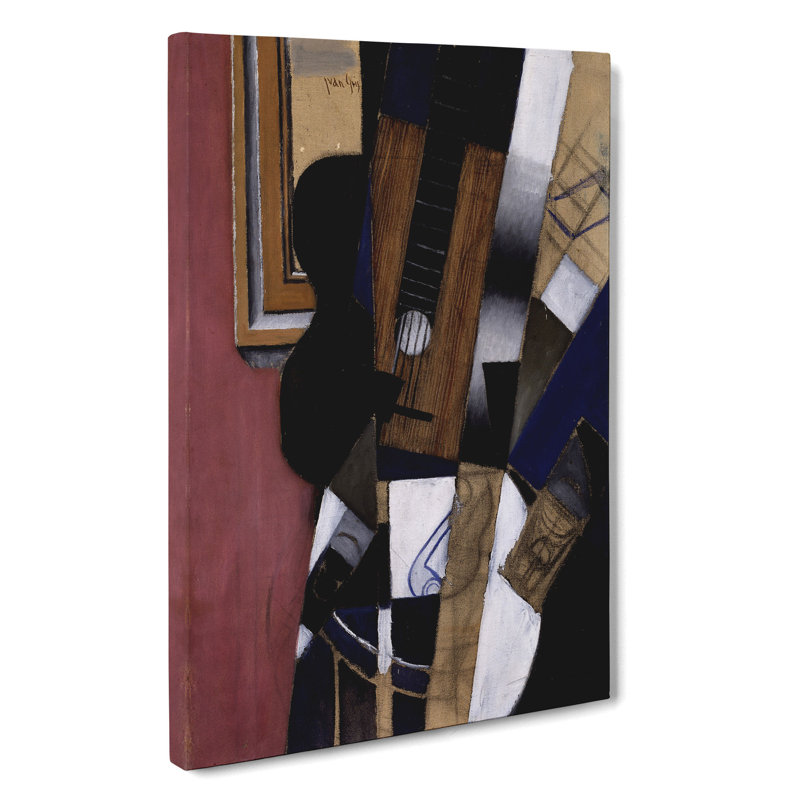 Guitar And Pipe by Juan Gris - Wrapped Canvas, 76cm H x 50cm W x 3cm D