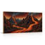 Tableau encadré sur toile représentant un paysage volcanique, 122 x 61 cm (48 x 24 pouces), lot de 1-1291482969