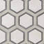 Ava 8" Hex Matte Porcelain Tile-2000059155