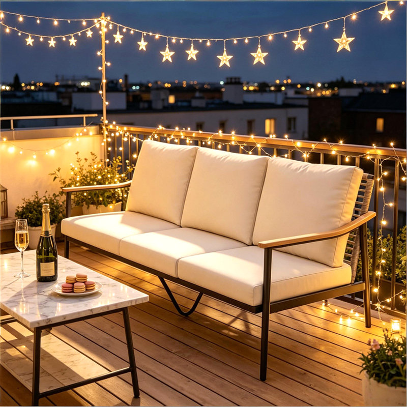 Canapé d'extérieur 3 places Chic Wicker