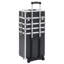 Vidaxl Make-Up Trolley Aluminium Black