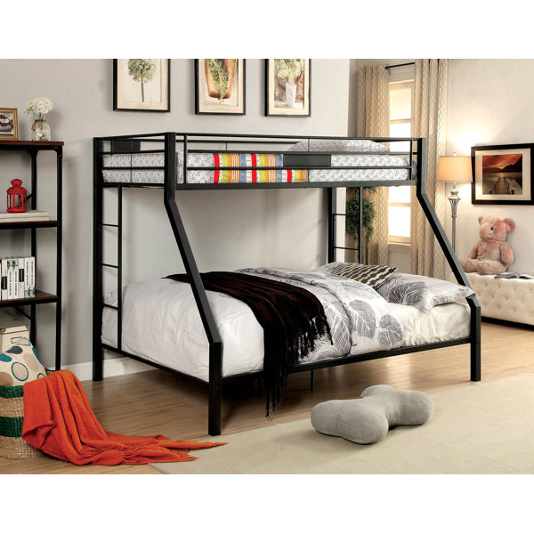 Mason & Marbles Adelanto Twin Over Queen Bunk Bed | Wayfair