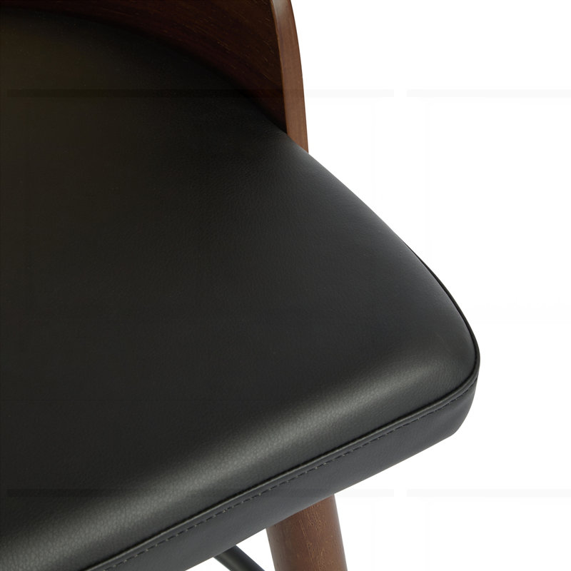 Ensemble de 2 tabourets de bar Como, Brun