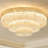 32 3-Layer Crystal Luxury LED Remote Control Ceiling Lamp