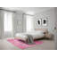 Tapis floral en laine rose clair-1944454620