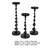Siana Accent Candle Holder Set Of 3, Metal, Twisted Stem-112858247