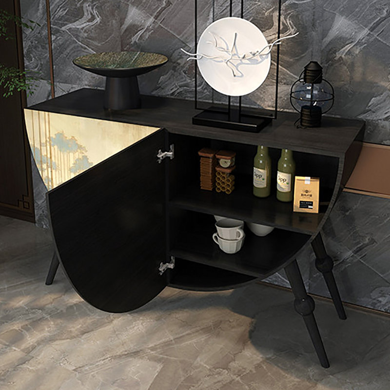 Armoire de décoration multifonctionnelle en demi-cercle