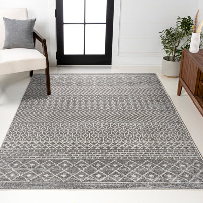Tapis gris / crème Altab