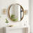 1-light Gold Metal Textured Glass Wall Sconce Set