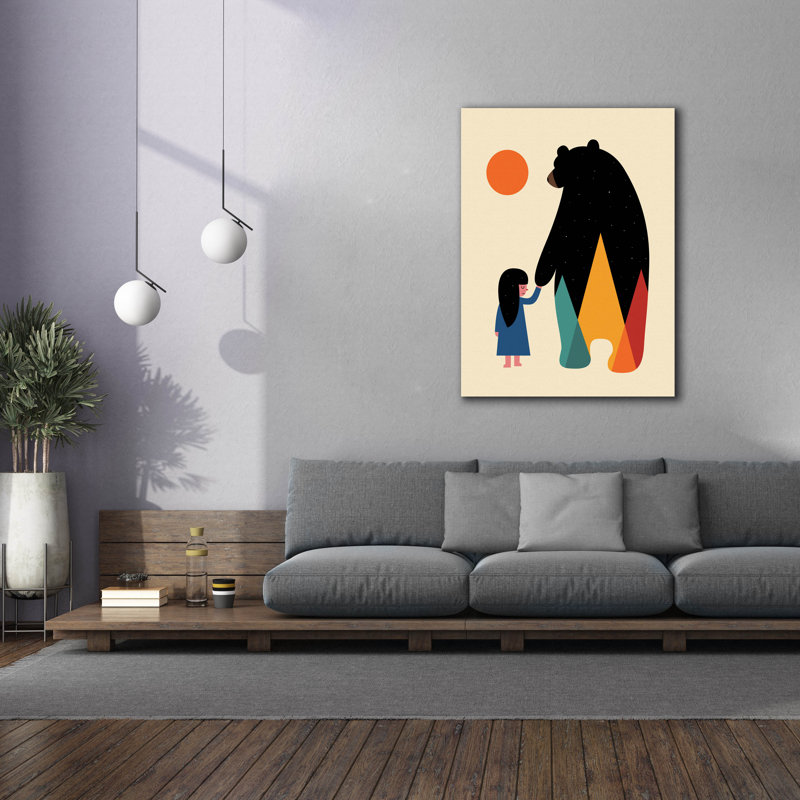 «Go Home» par Andy Westface, H 54 po x l 40 po x P 1,5 po
