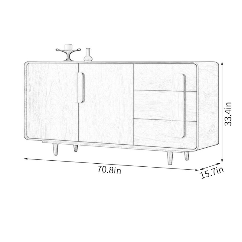 Buffet 70,8 po