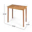 Table de bar d'extérieur rectangulaire en bois-475736851-475736850