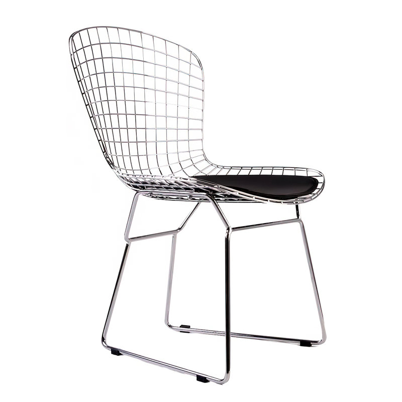 Chaise d'appoint Burnie, Similicuir noir