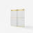 56-60"W X 70"H Frameless Double Sliding Shower Door,5/16" (8Mm) Thick SGCC Tempered Clear Glass,Double Side Easy Clean Coat,Brushed Gold Finished With Buffer-119869715