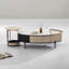 Table basse simple ovale en pierre micro-cristalline