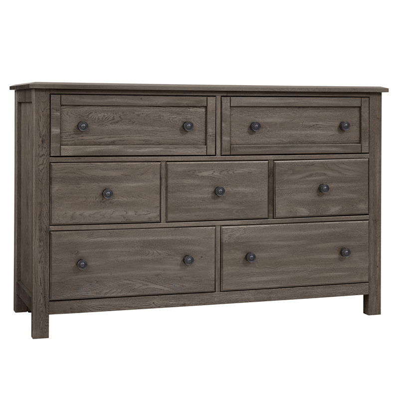 Lewin 7-Drawer Dresser, Bois flottant gris