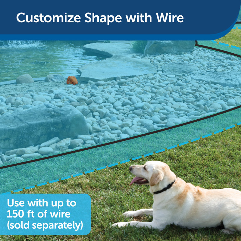 PetSafe Outdoor Pet Barrier with Waterproof Rock Transmitter