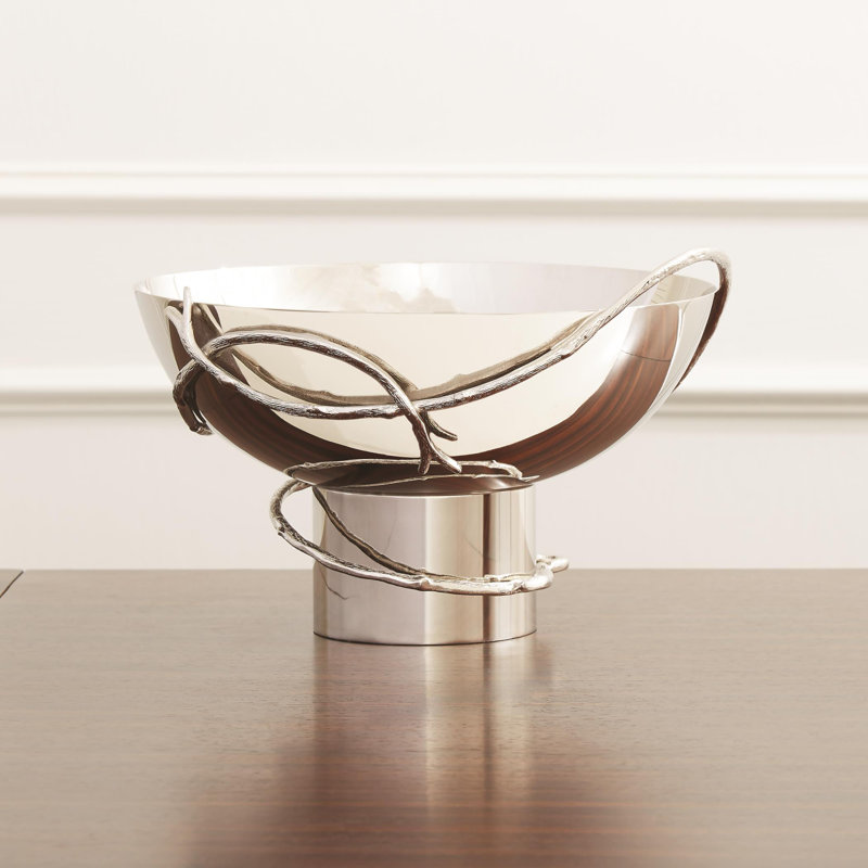 Twig Nickel Decorative Bowl