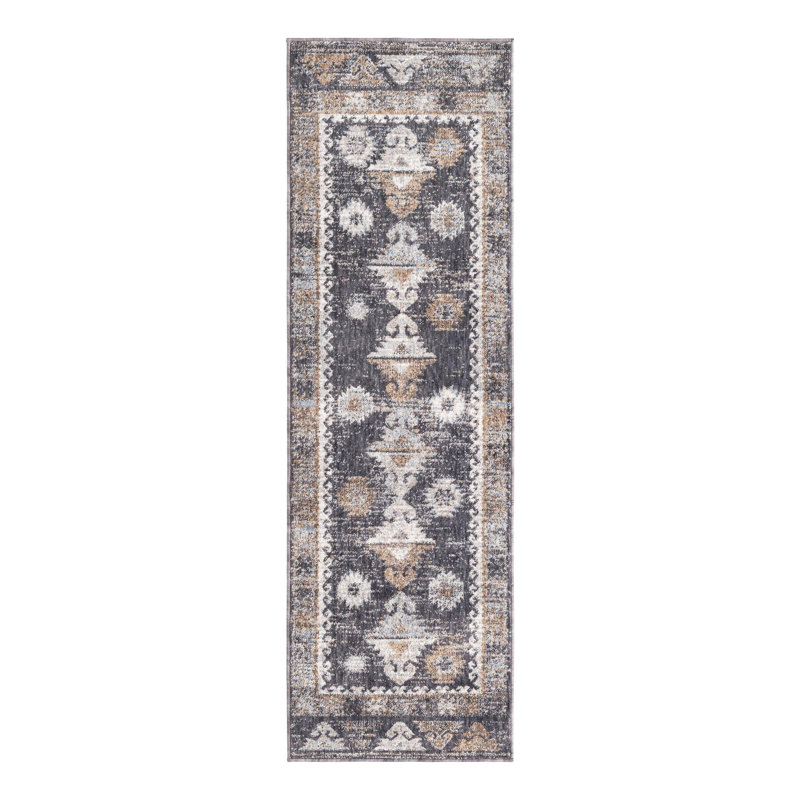 Tapis Foundry Select Perlita, Tapis de couloir 2 pi x 6 pi