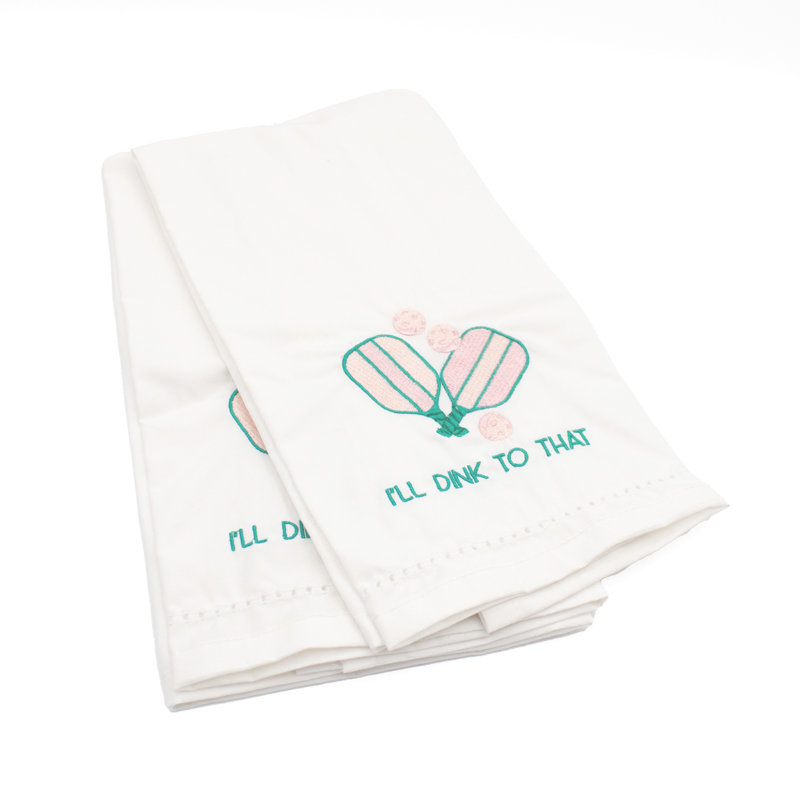 Ensemble de serviettes de bar Pickleball, Sport