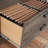 File Credenza, Brown finish