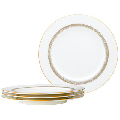 Noritake Haku Set Of 4 Salad Plates, 8-1/2"