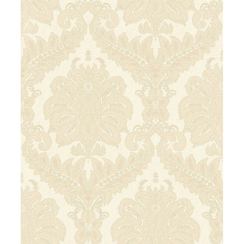 Tarn Traditional Damask Wallpaper, Cream