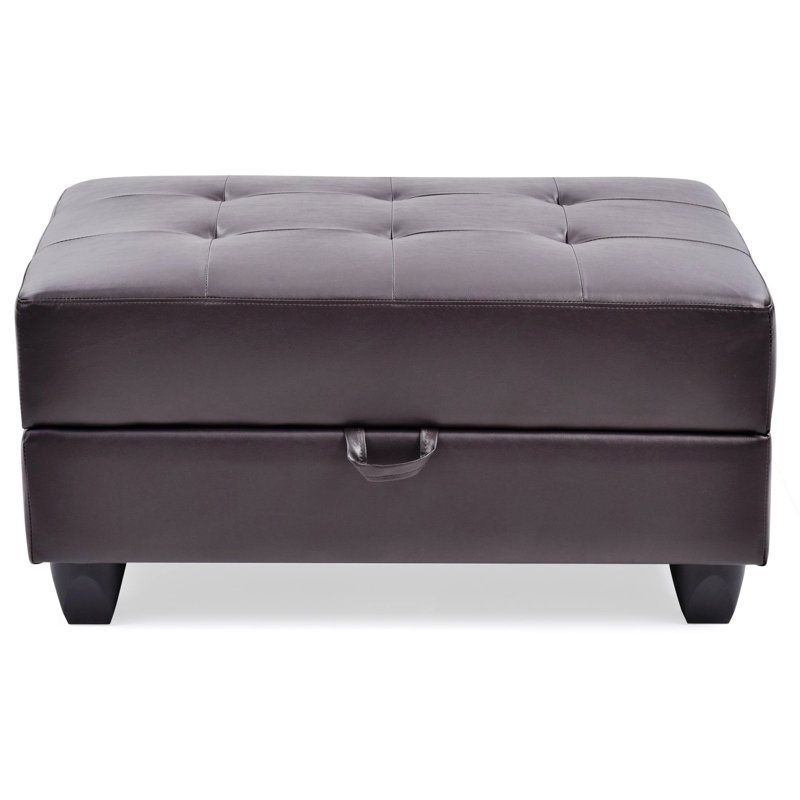 Repose-pieds Larayne, Polyuréthane beige