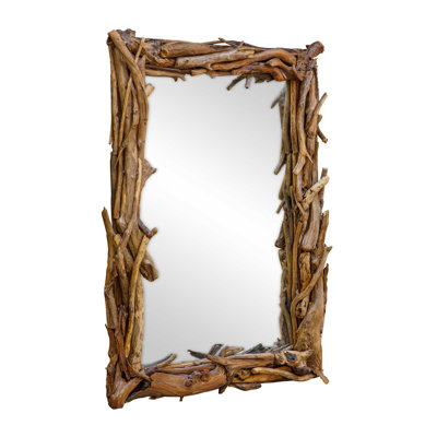  Rooted Reflection Natural Mirror