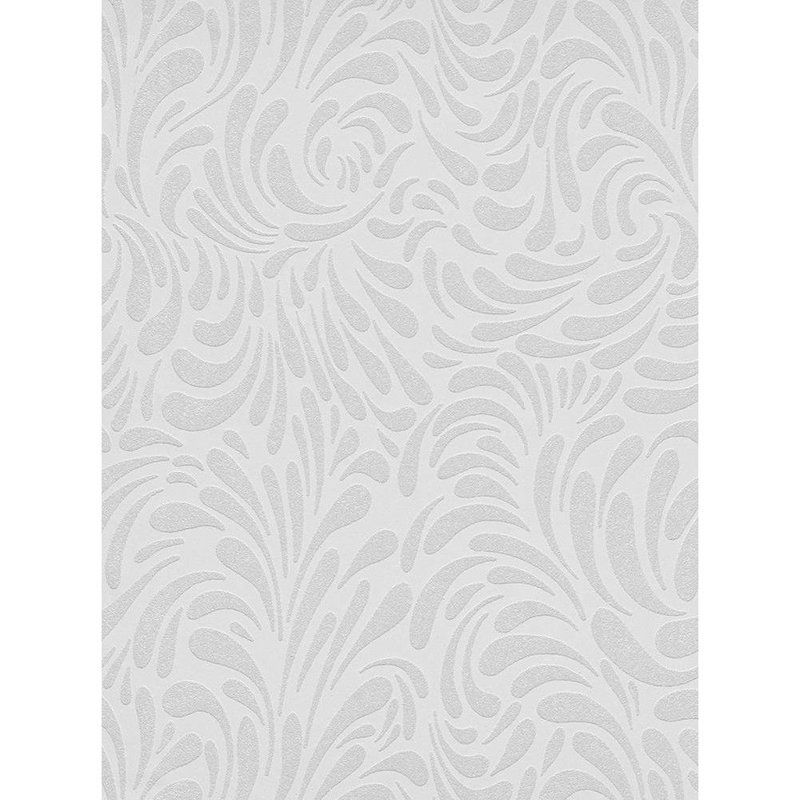 Rouleau de papier peint L 33 pi x l 21 po, Gris argenté