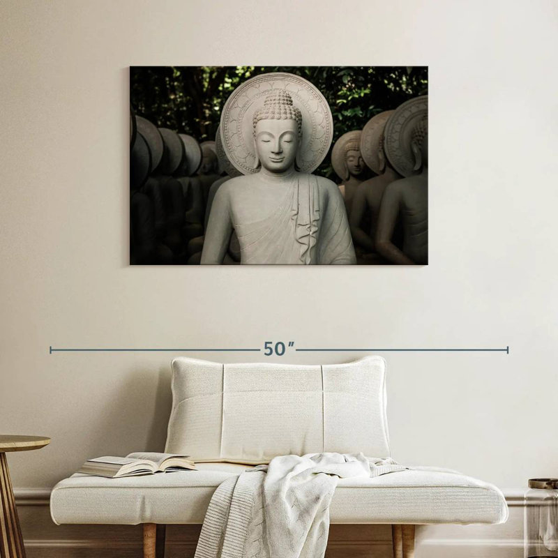 Adella Kantharaj Buddhas, 26" H x 39" W