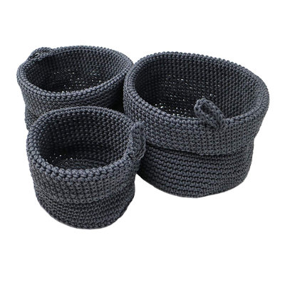 Clay Roberts Fabric Decorative Basket
